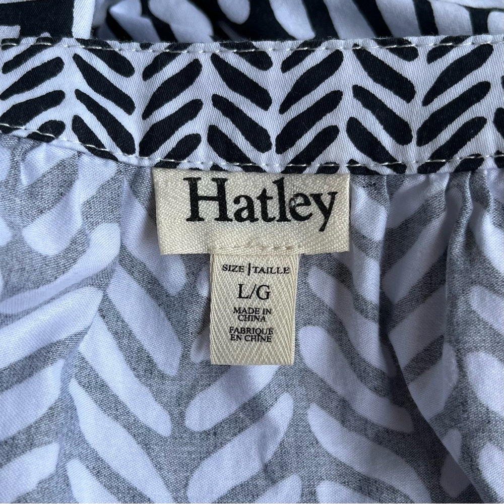 Hatley Lightweight Navy/White Patterned Shirt Dre… - image 2